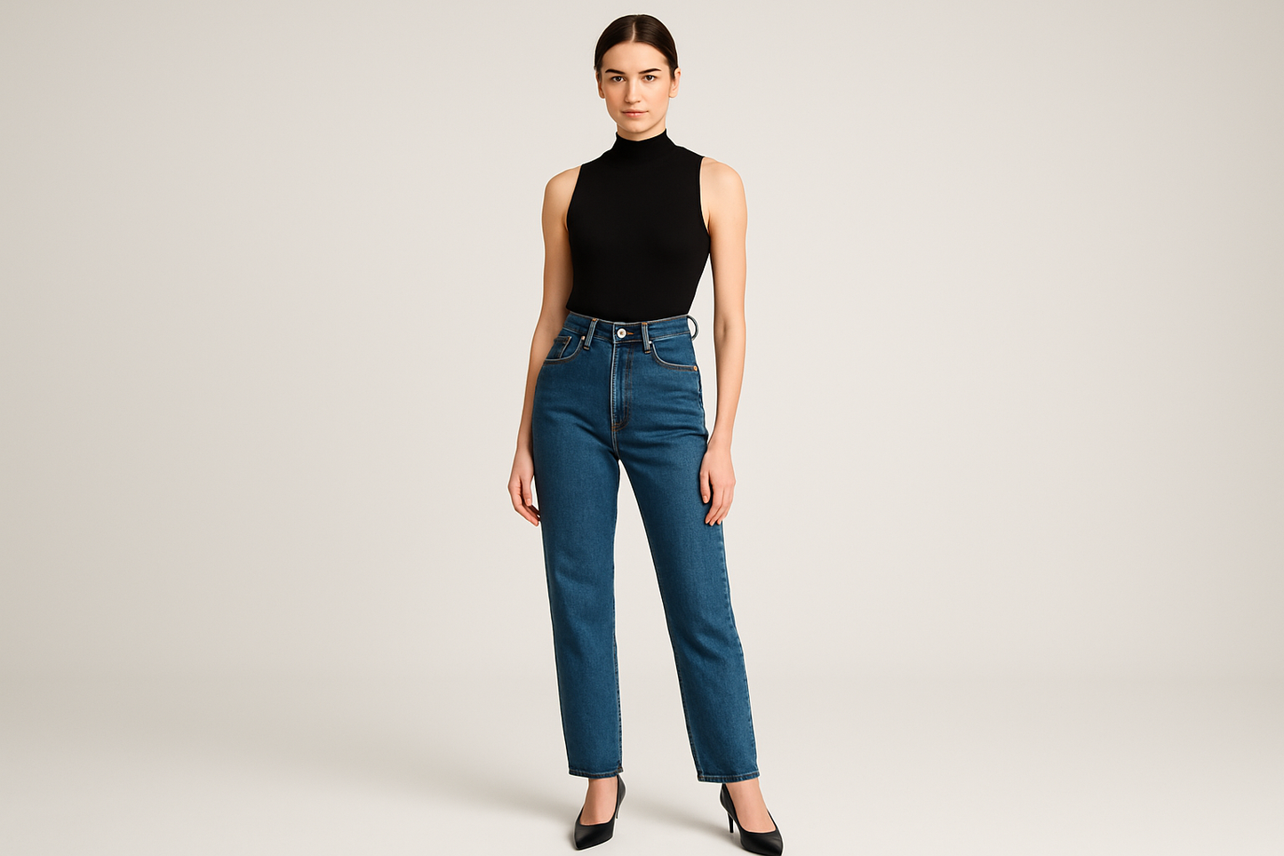 Women's High-Waisted Skinny Jeans