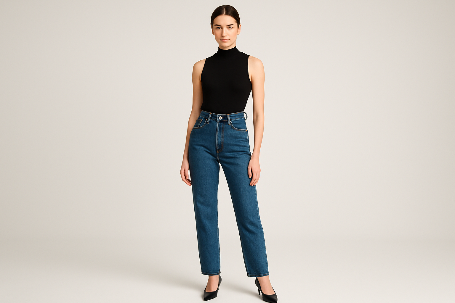 Women's High-Waisted Skinny Jeans