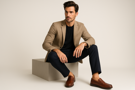 Men's Classic Brown Casual Loafers