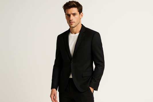 Men's Classic Black Blazer