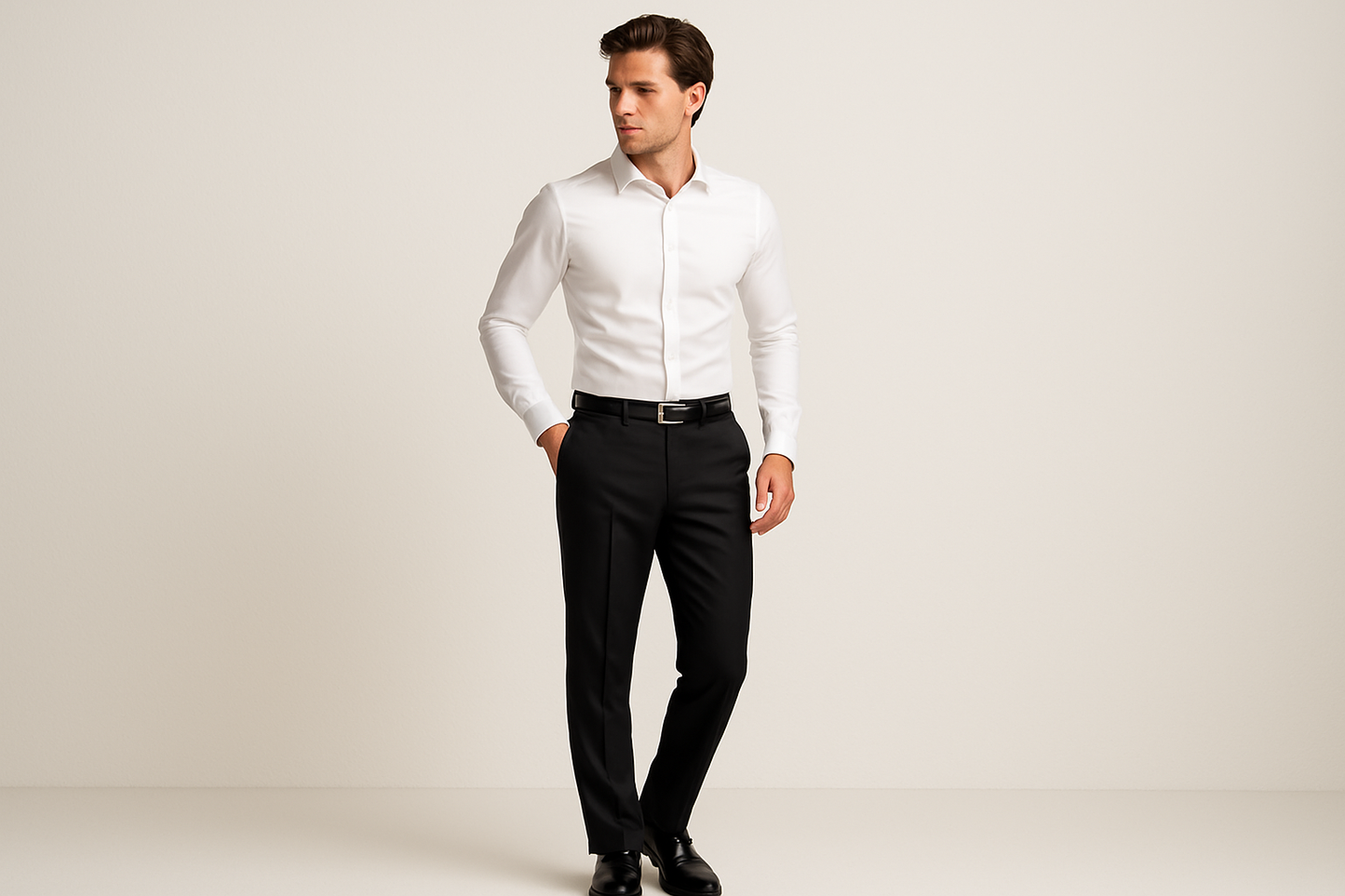 Men's Classic Black Dress Pants